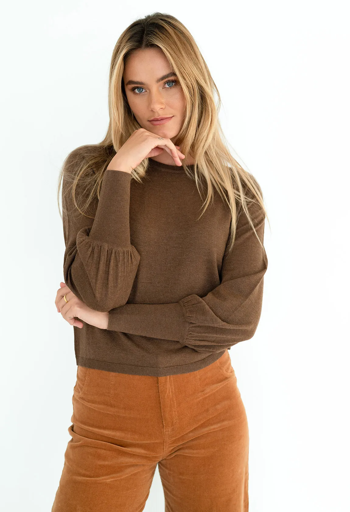 Chelsea Top in Chocolate