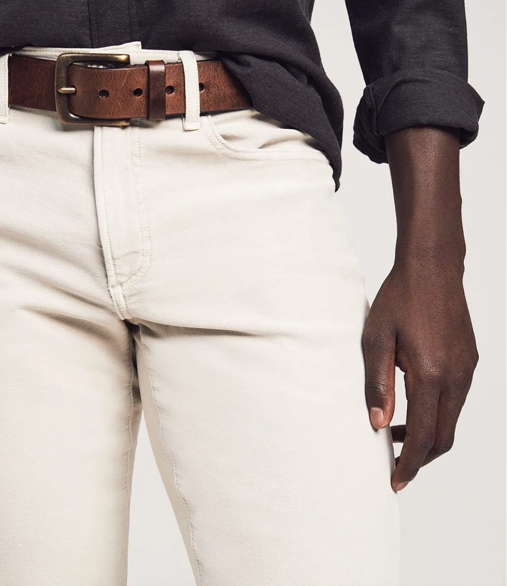 Faherty Stretch Terry 5-Pocket Stone