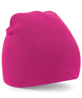 Fuchsia - Two-tone pull-on beanie