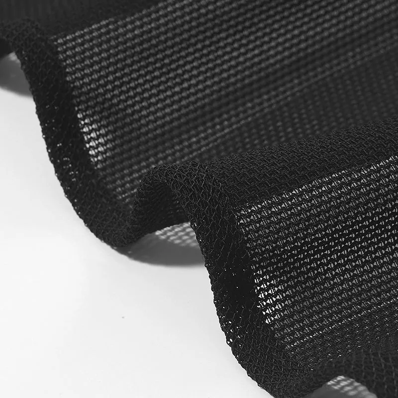 Triacetate Mesh A-Line Skirt